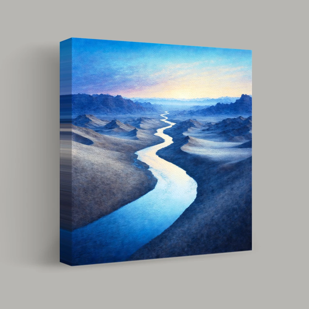 Where Water Meets Light — canvas