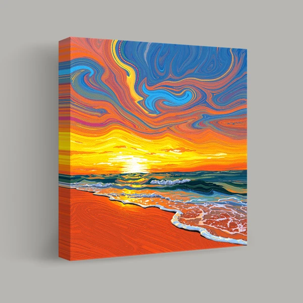 Swirls of a Sunset Horizon view 1