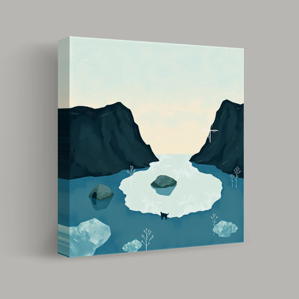 Silent Valley Reflections — canvas