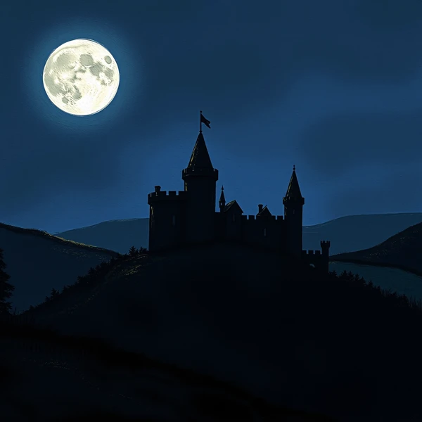 Moonlit Watchtower view 2