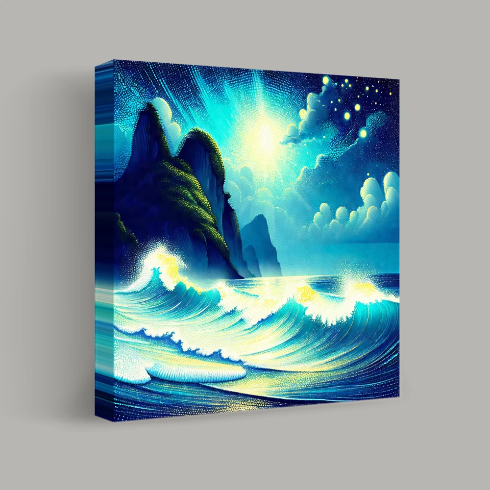 Radiant Sea Symphony — canvas