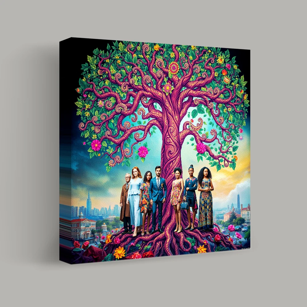 Gathered Beneath the Canopy — canvas
