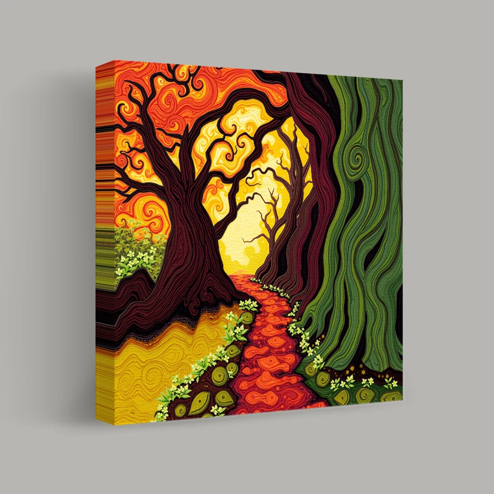 Enchanted Pathway at Dusk — canvas