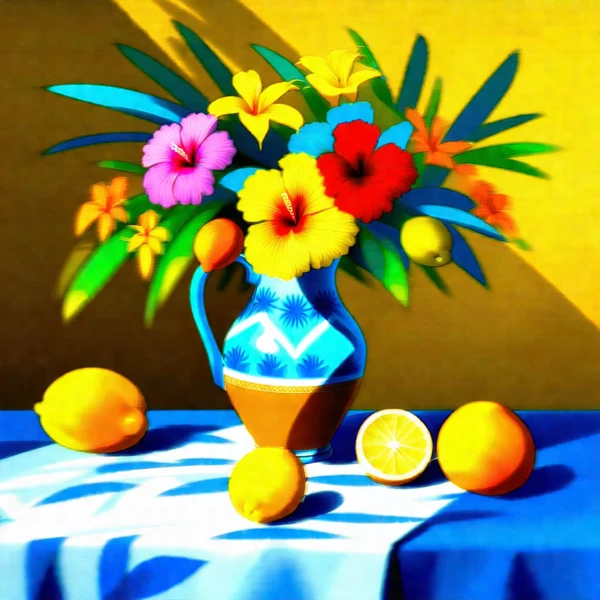 Vibrant Still Life in Sunlight view 2