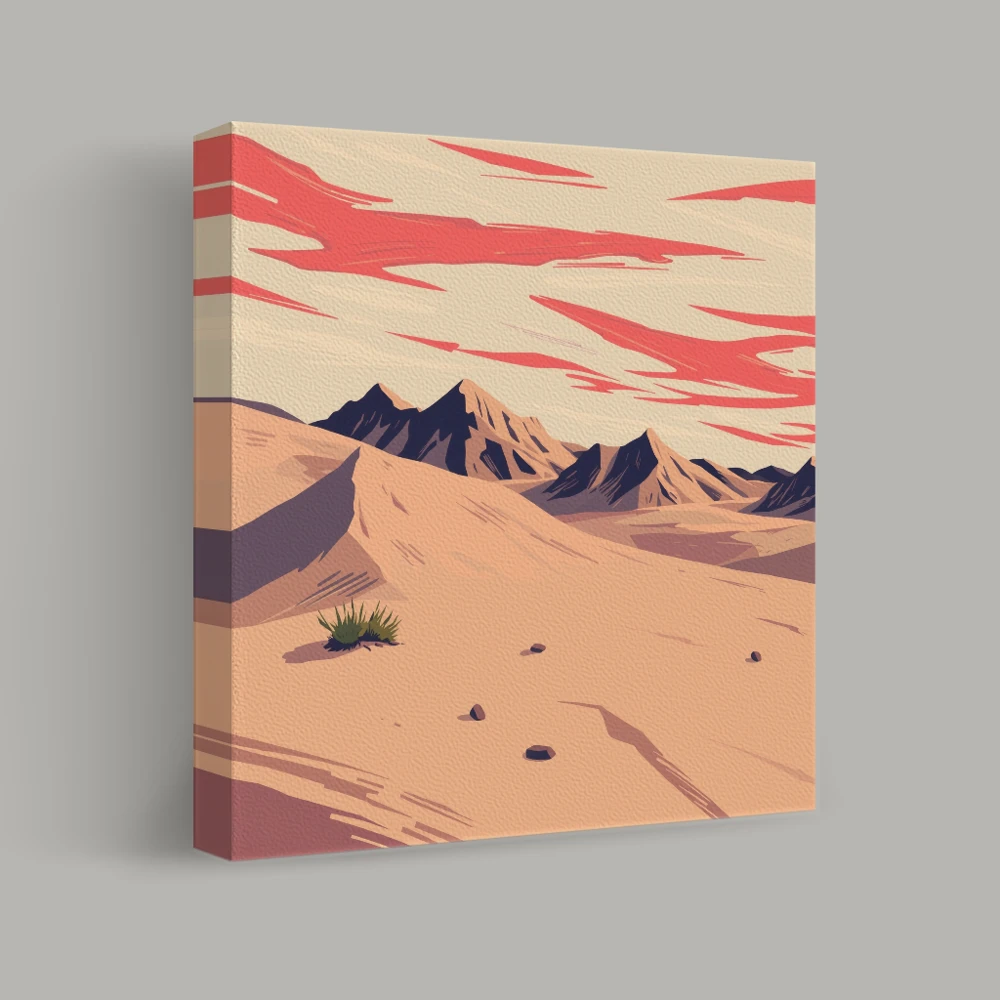 Whispering Sands of Serenity — canvas