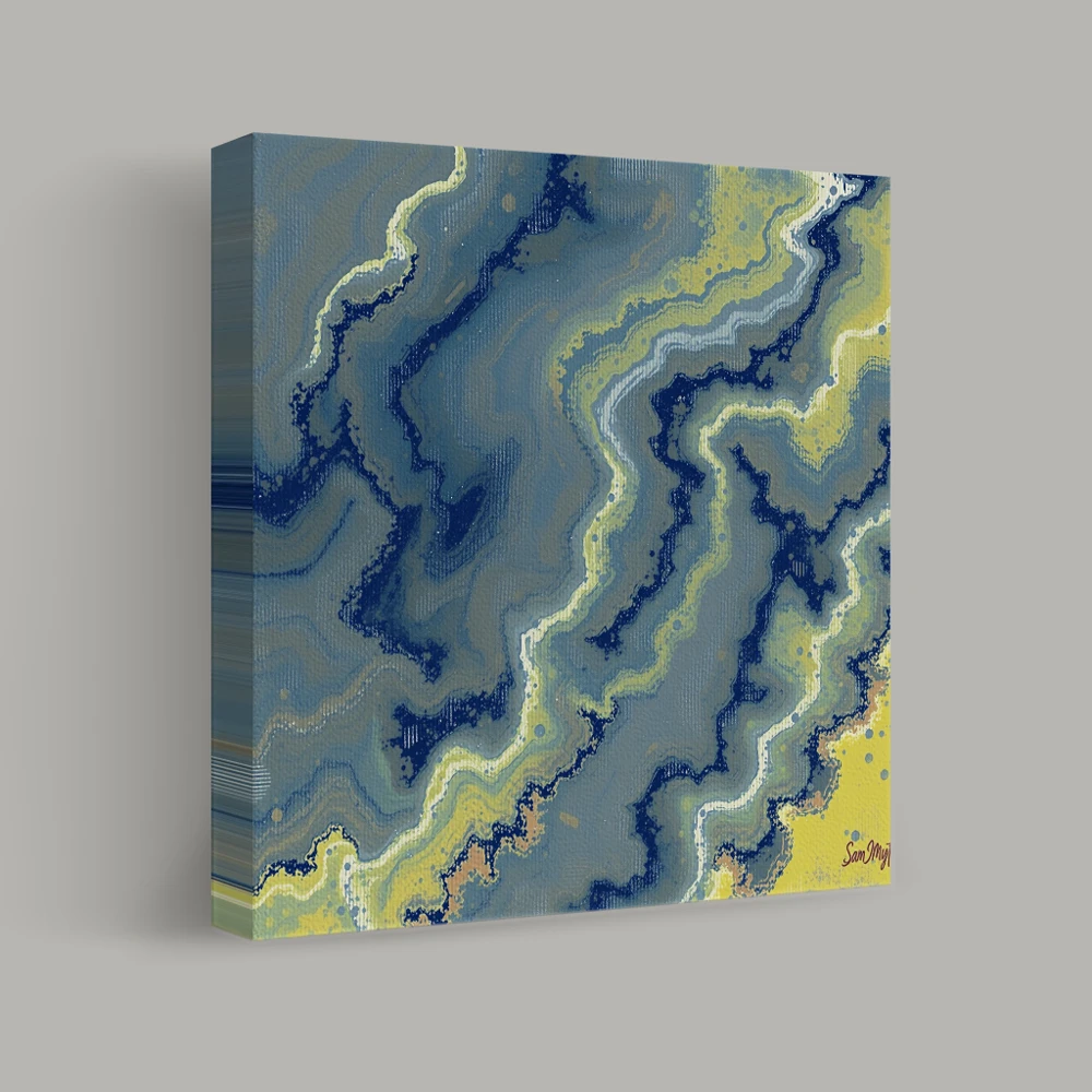 Ripples of a Silent Earth — canvas
