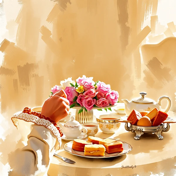 Afternoon Tea with Roses