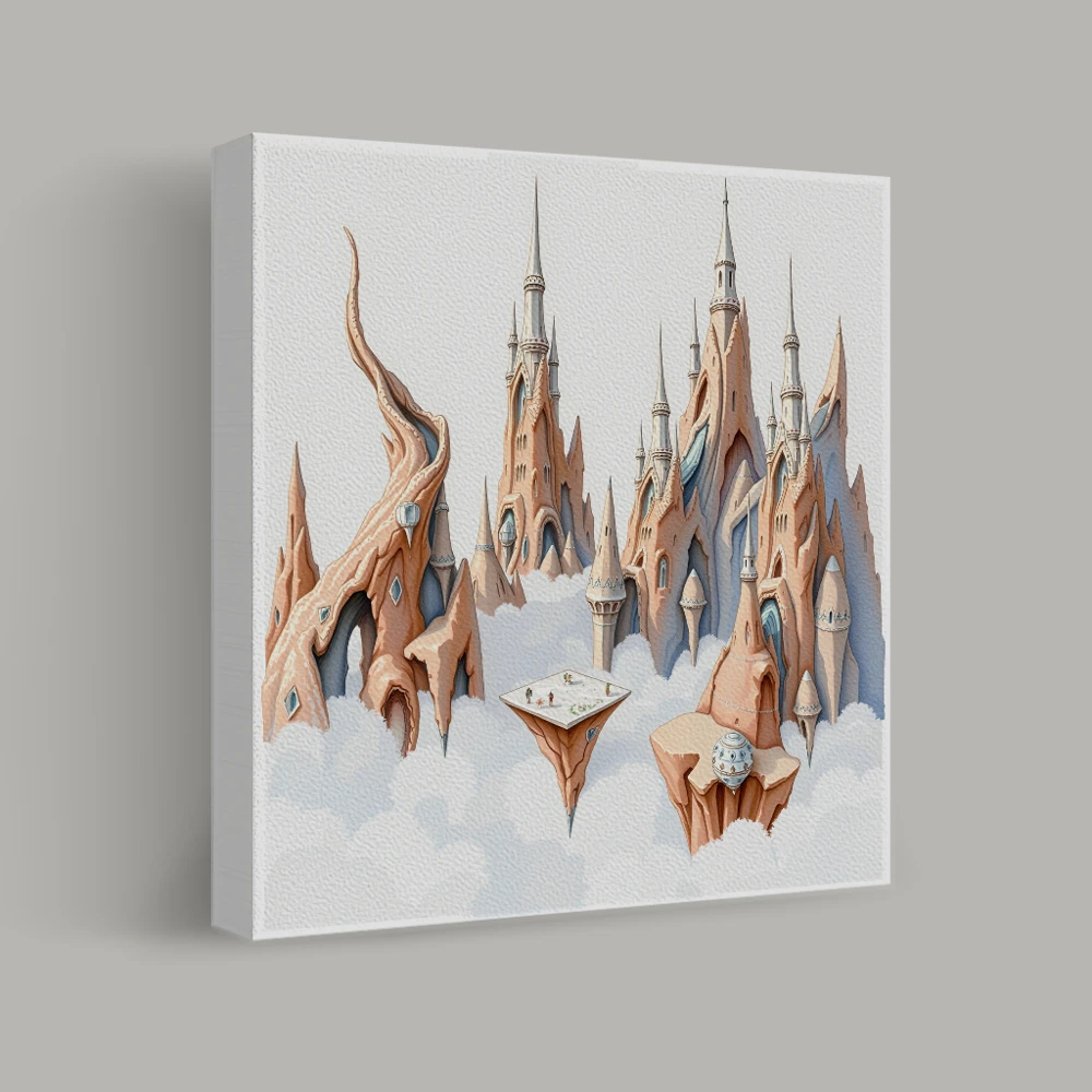 Castles in the Sky — canvas