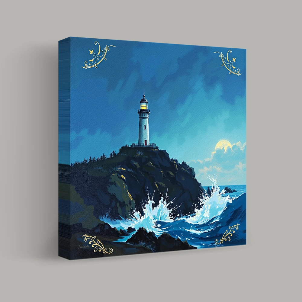Beacon Against the Storm — canvas