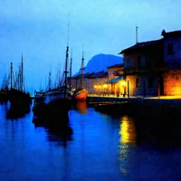 Harbor's Evening Glow thumbnail 2