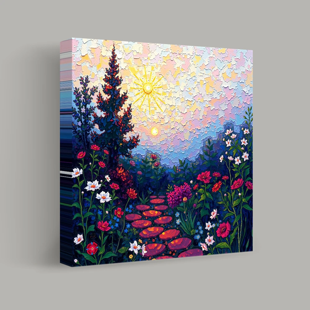 Il percorso verso i due soli — canvas