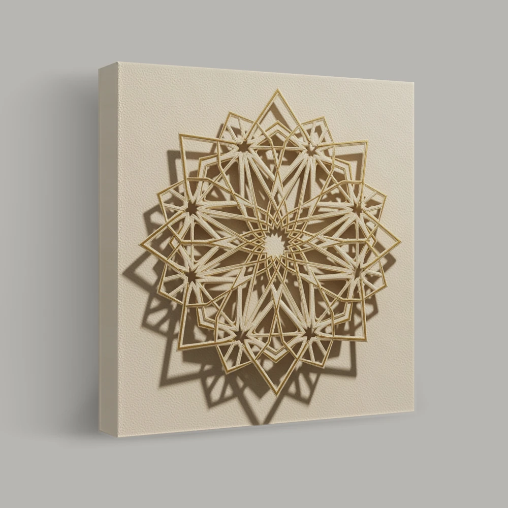Geometric Harmony — canvas