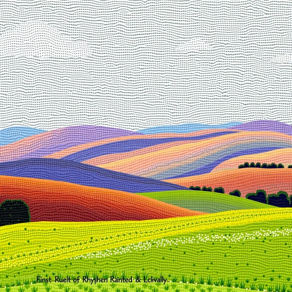 Colorful Rolling Hills