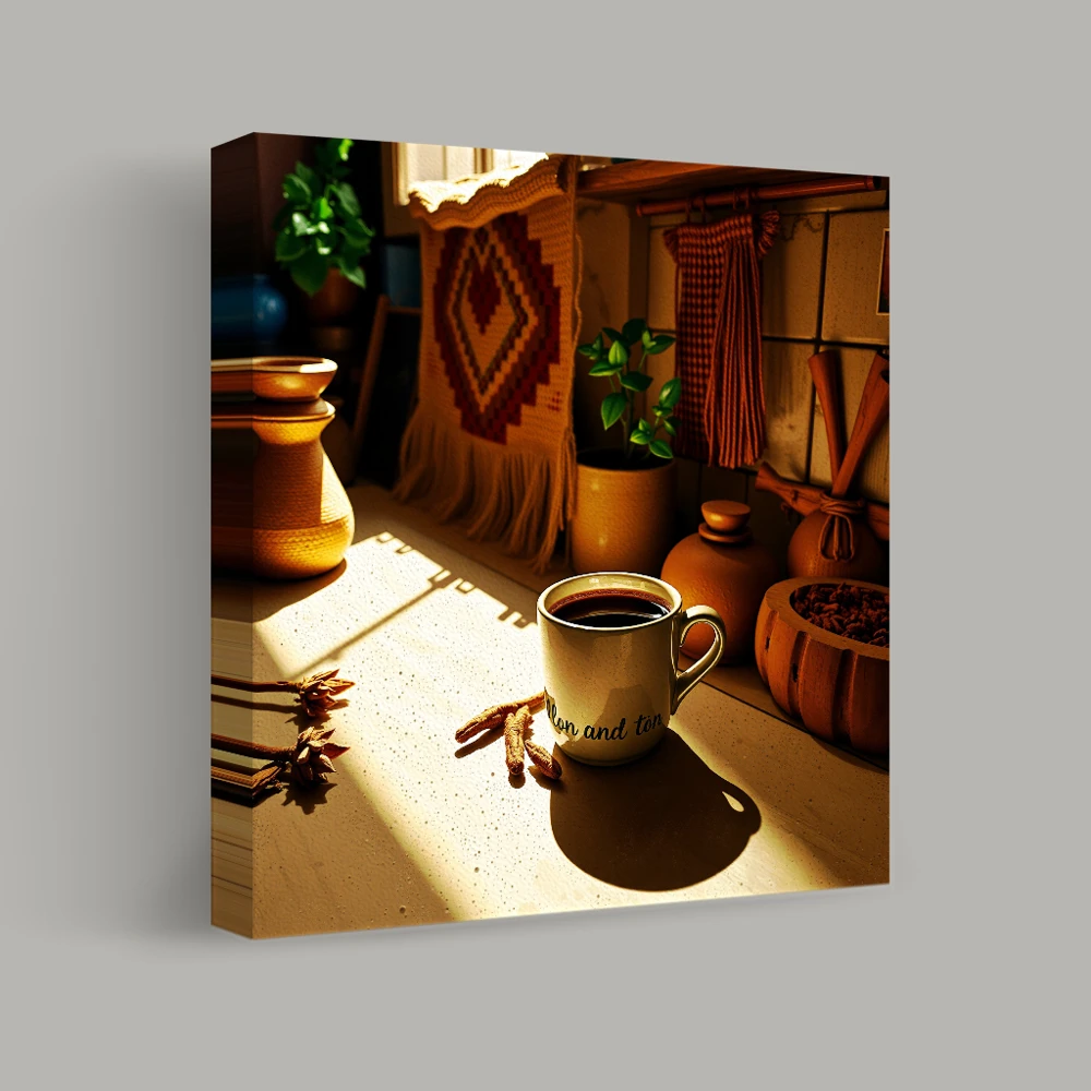 Morning Sunlit Serenity — canvas