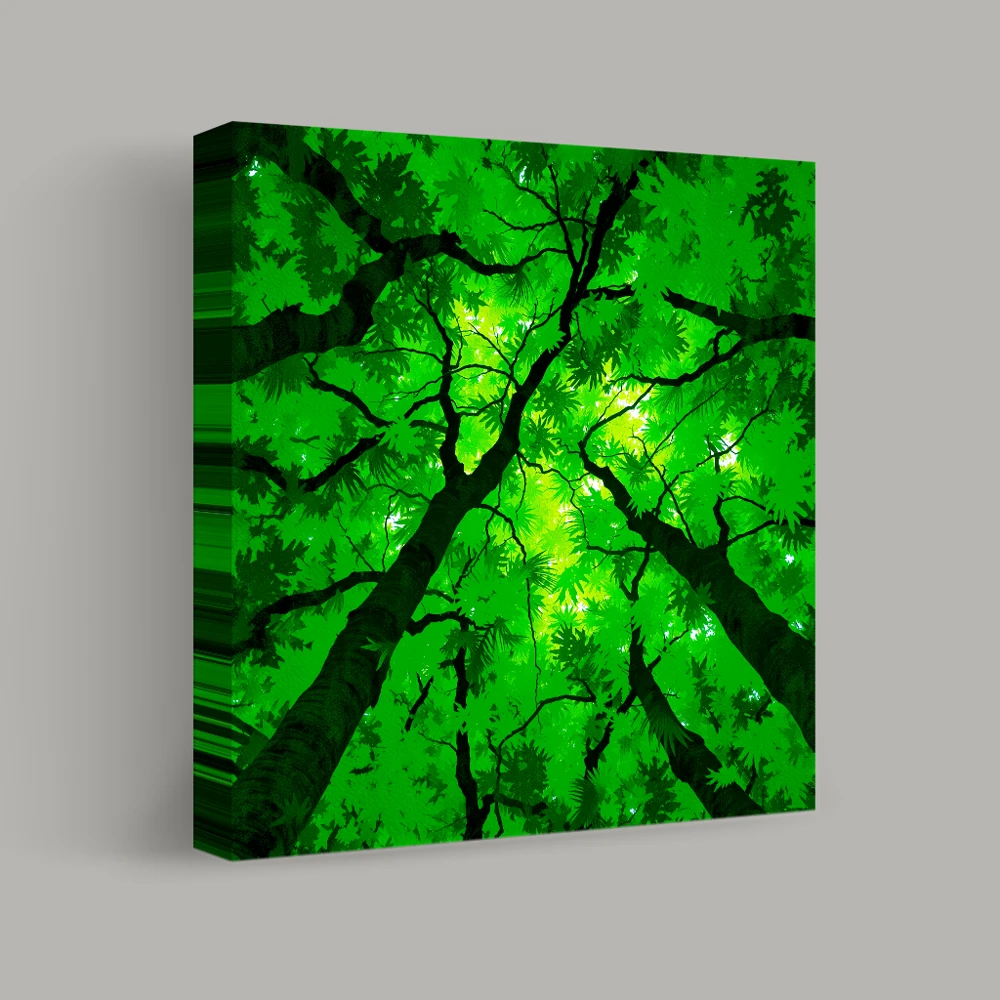 Canopy of Vibrant Dreams — canvas