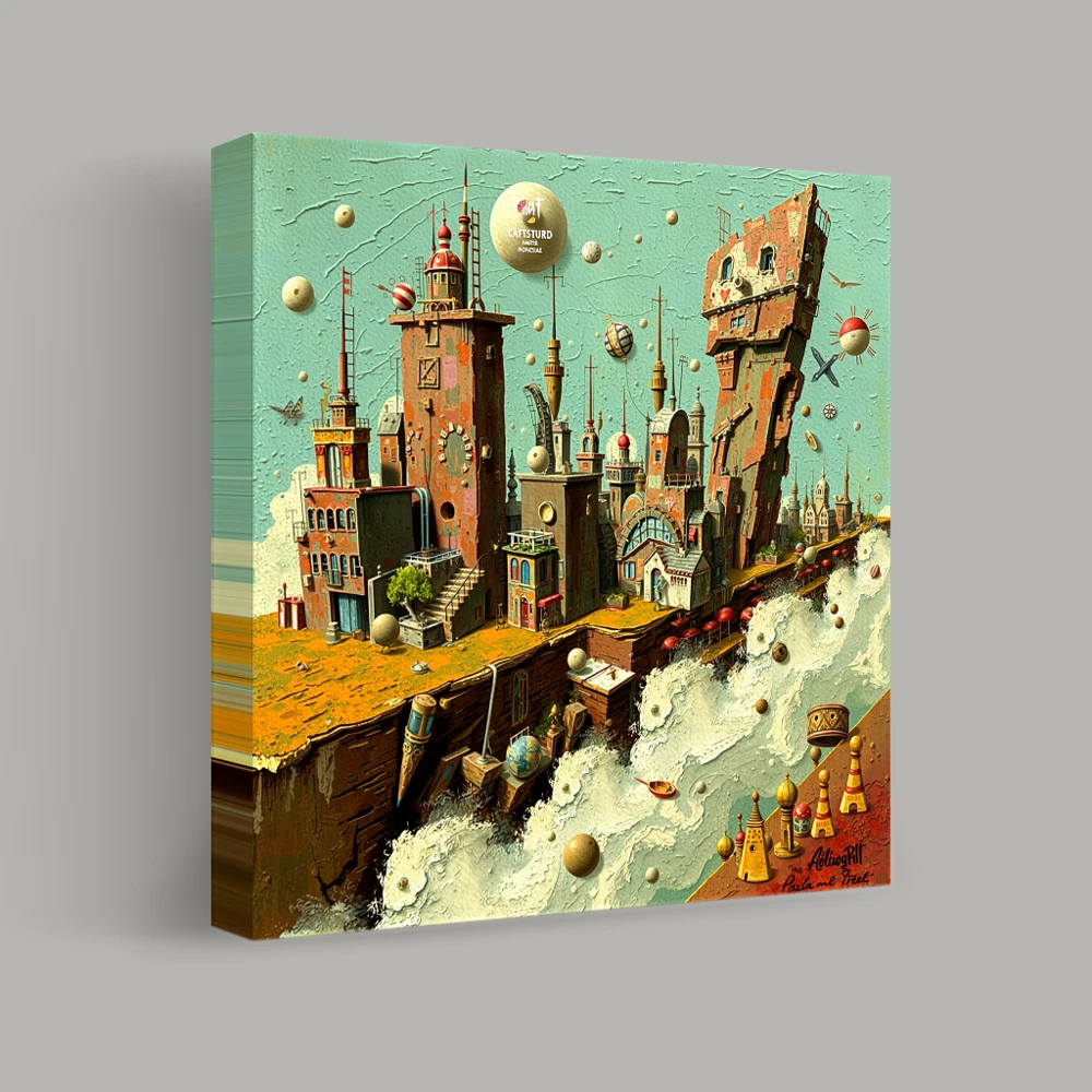 The Architectural Drift — canvas