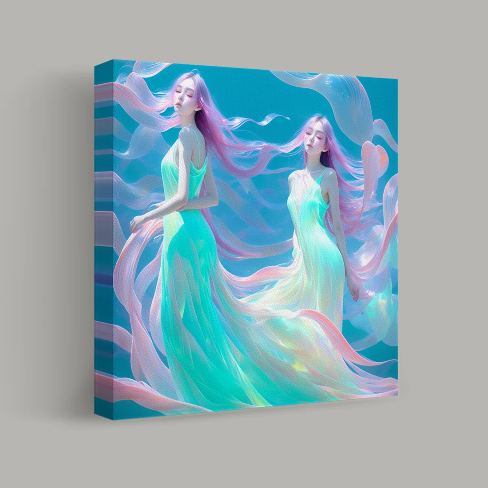 Dance of the Ethereal Twins — canvas