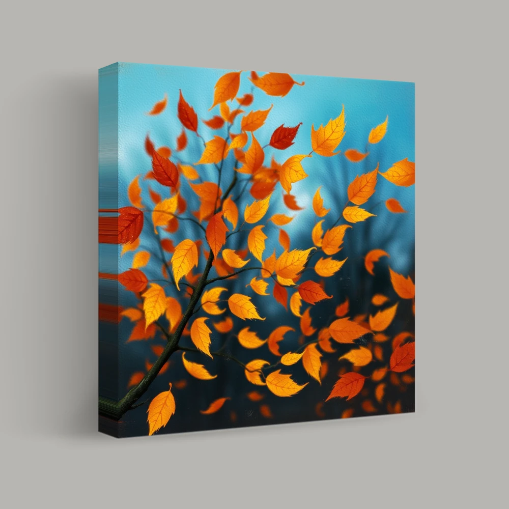 La danza della brezza autunnale — canvas