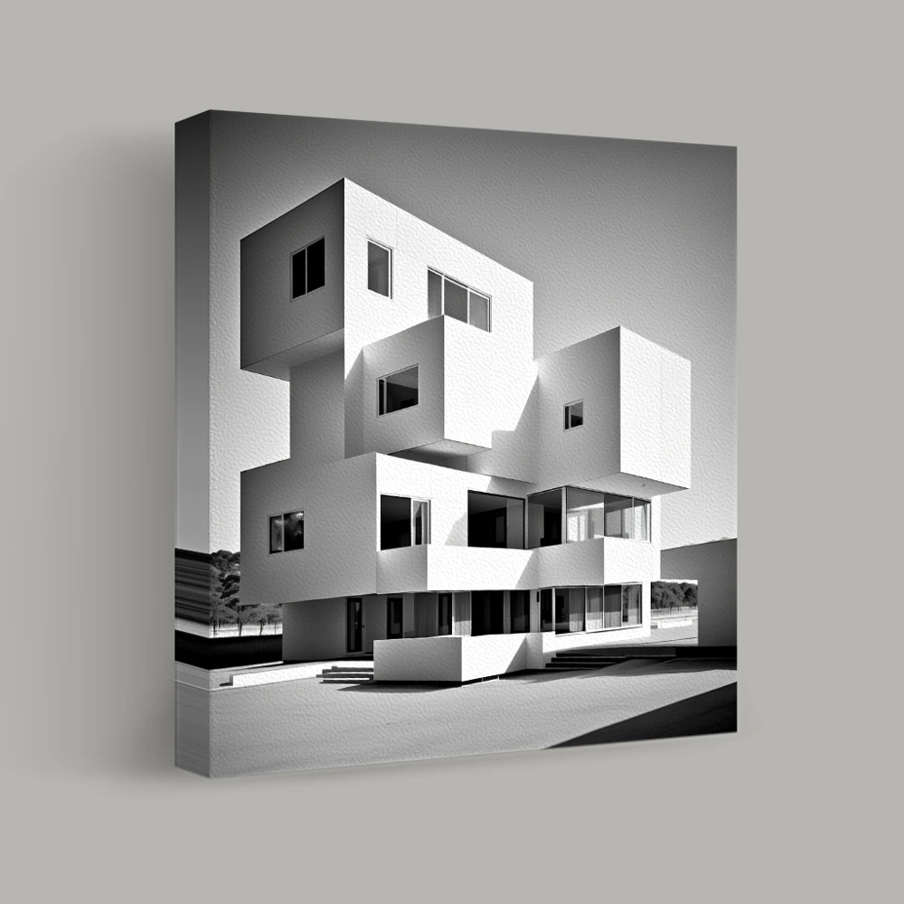 Enclave geometrica — canvas