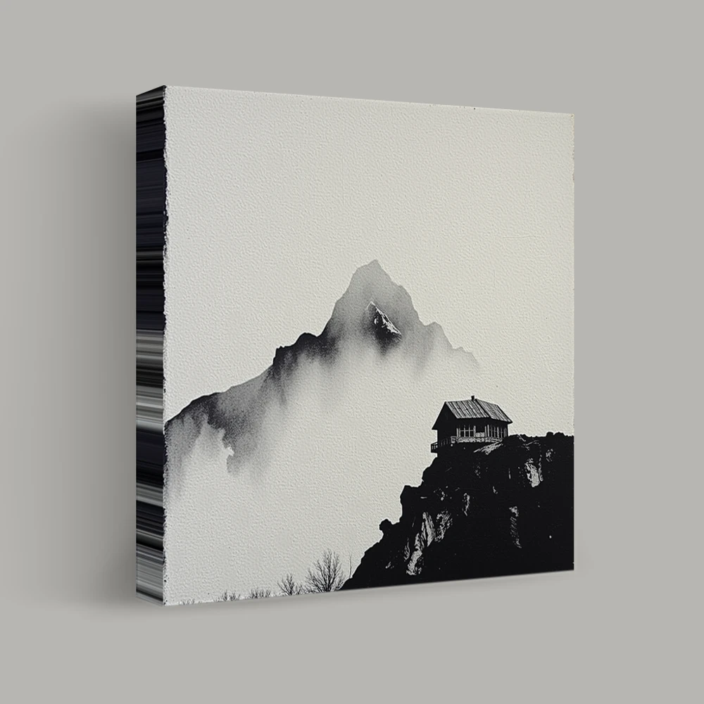 Solitude Among the Peaks — canvas