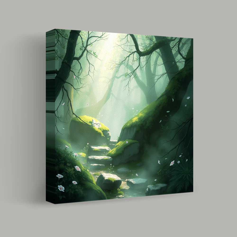 Whispering Grove Pathway — canvas