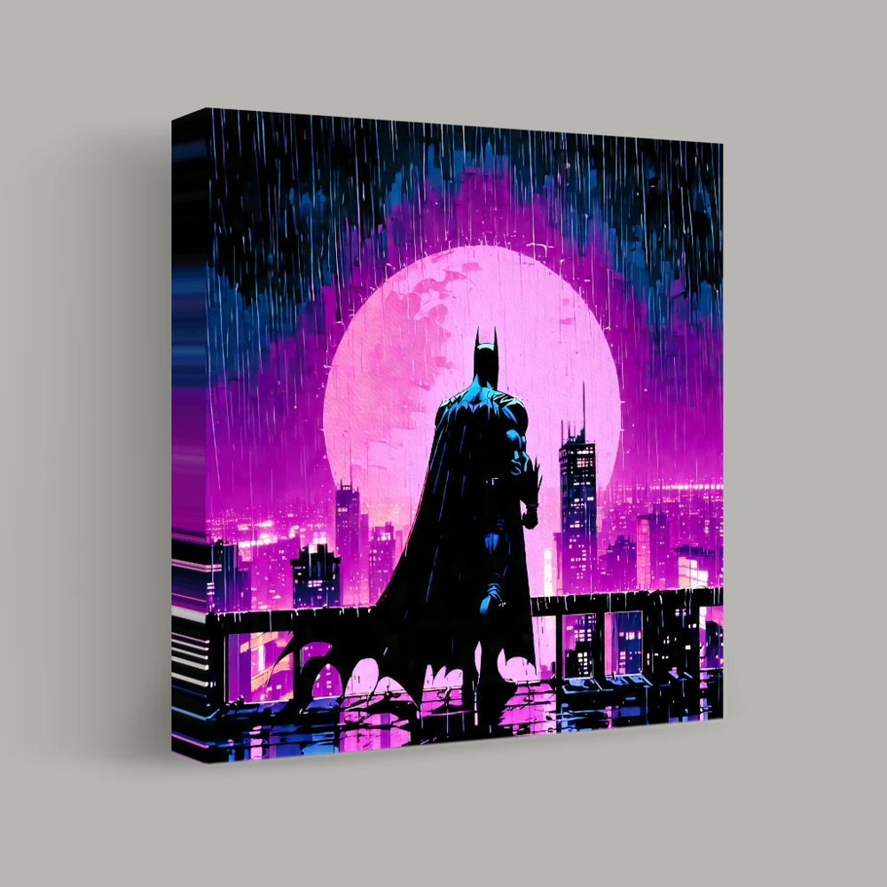 Bewaker van de Neon Nacht — canvas