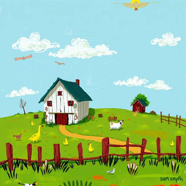 Tranquil Farm Morning