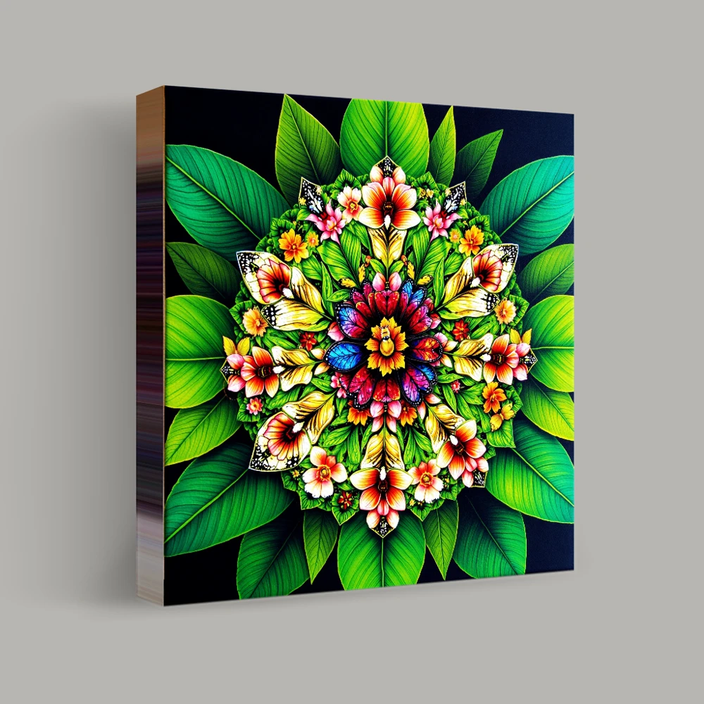 Botanical Convergence — canvas