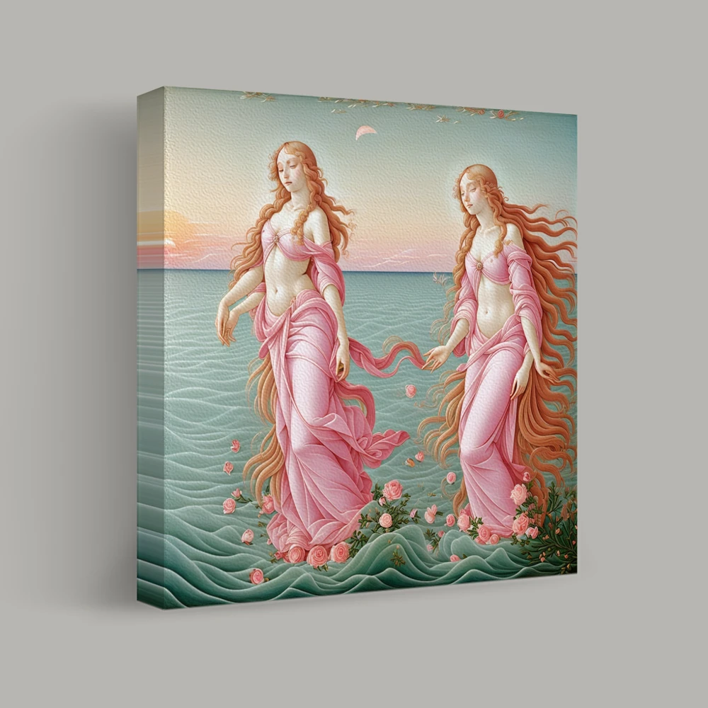 Serenade of the Twin Goddesses — canvas