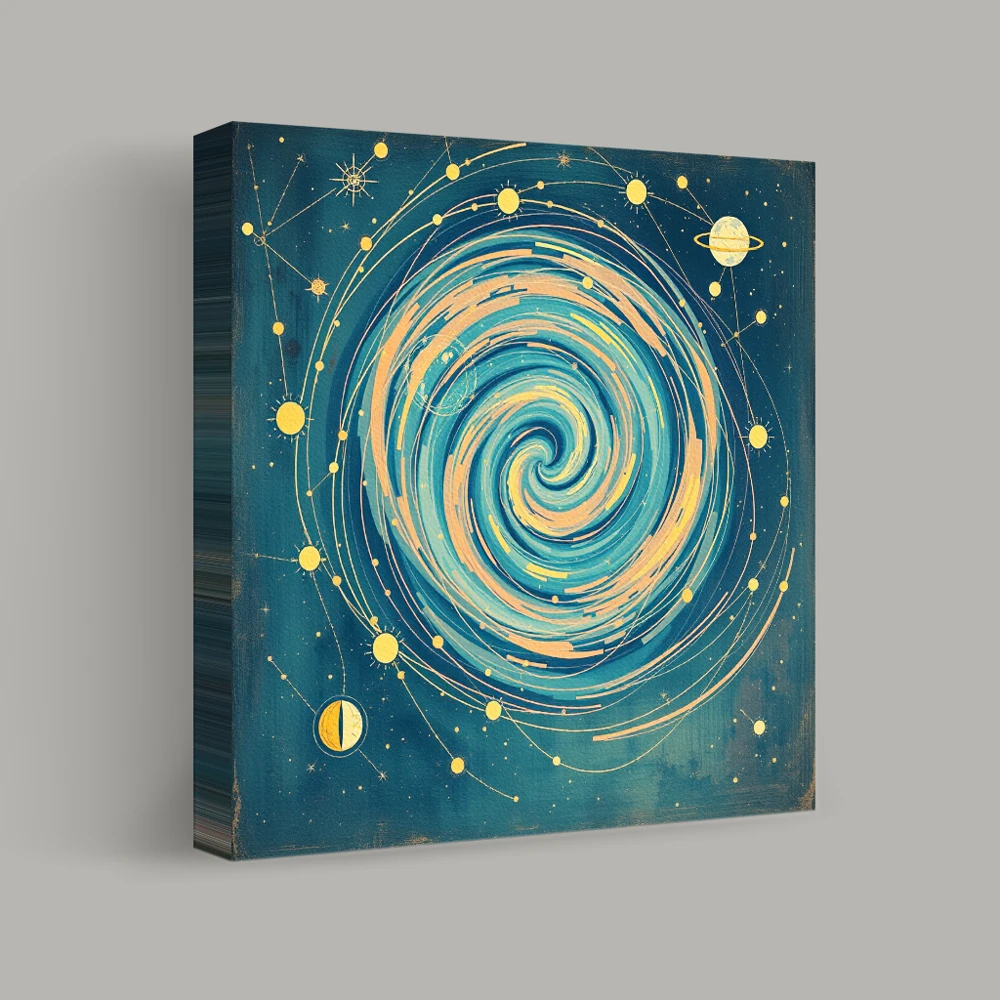 Celestial Whirl — canvas