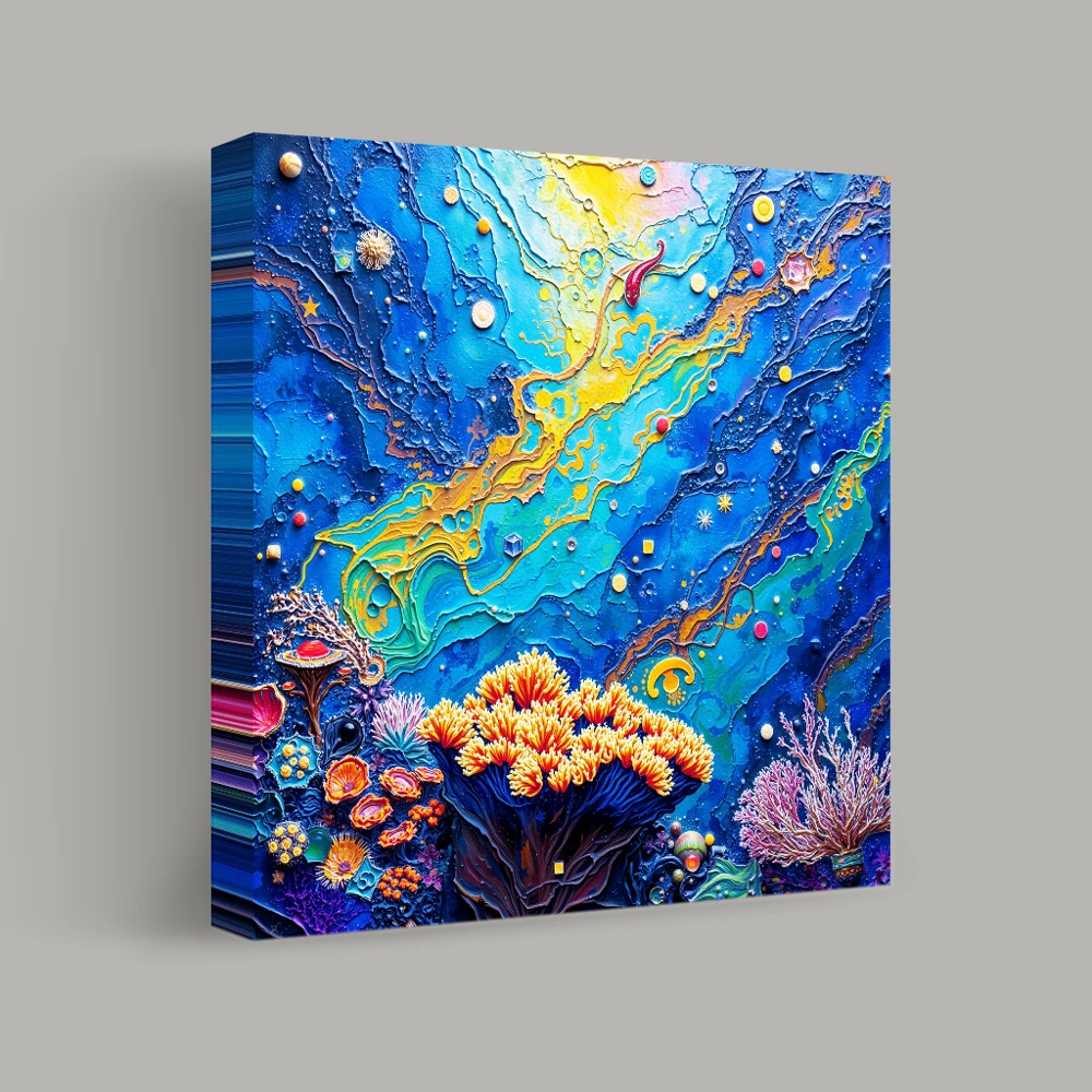 Celestial Reef Symphony — canvas