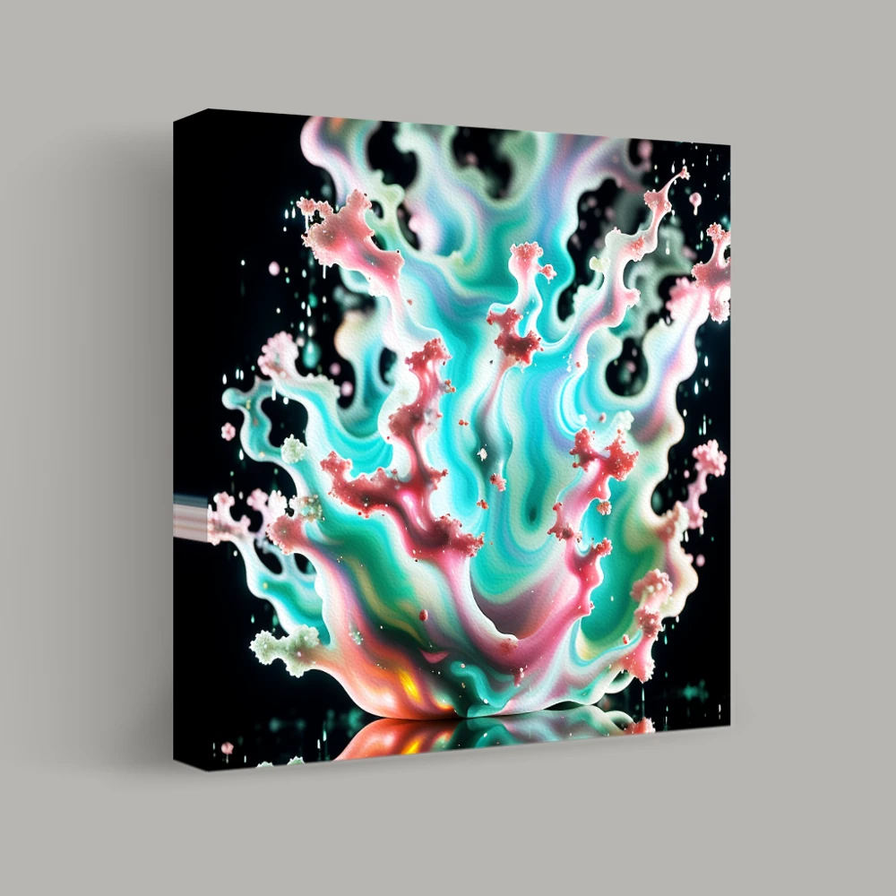 Whirl of Chromatic Waves — canvas