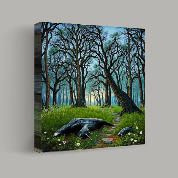 Twilight in the Enchanted Forest view 1
