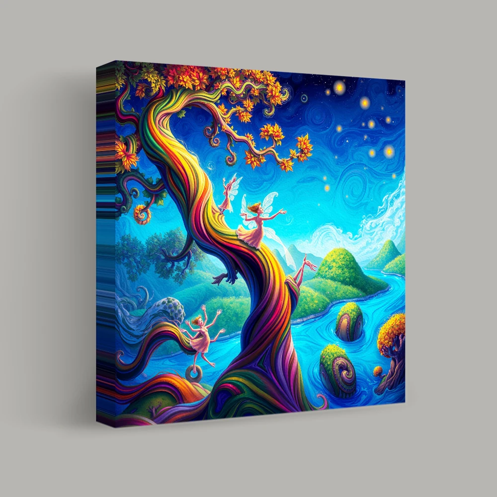 Whispers of the Celestial Dance — canvas