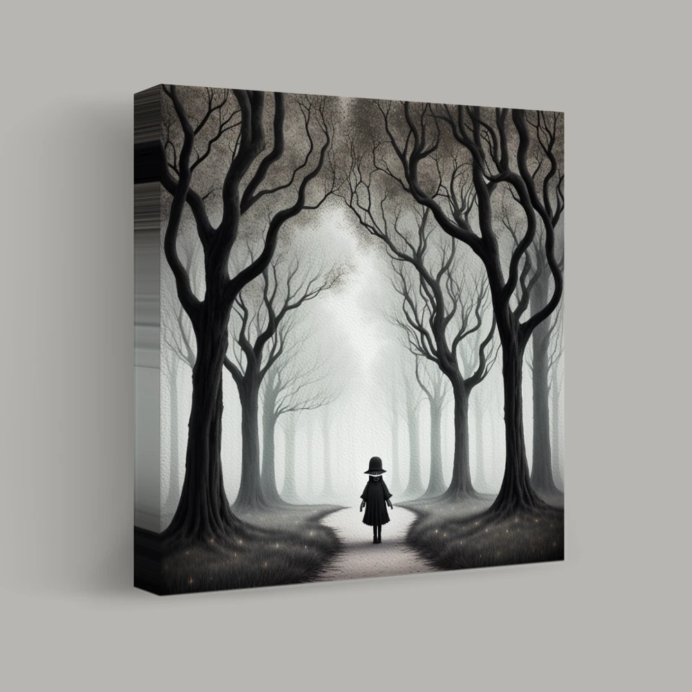 Whispering Woods Pathway — canvas