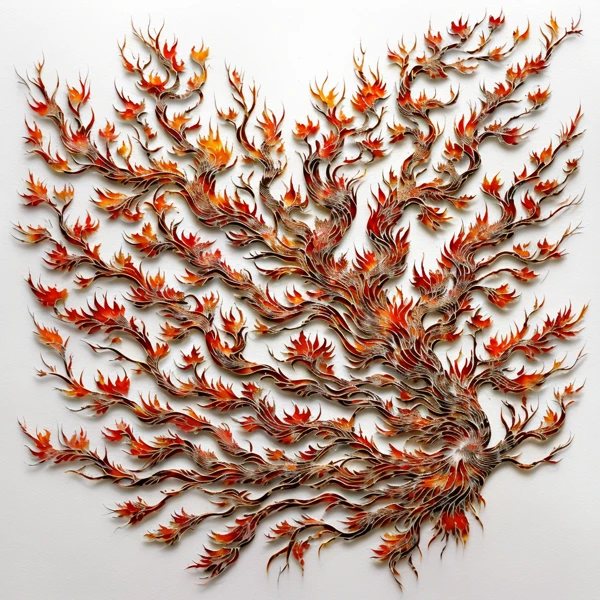 Whispers of Fiery Elegance