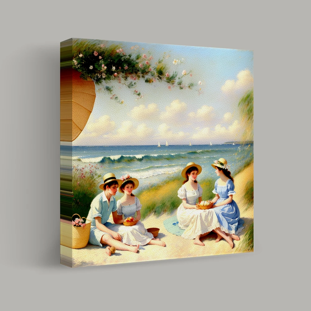 Afternoon by the Seaside — canvas