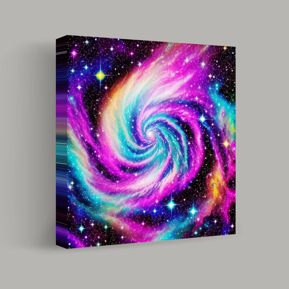 Cosmic Color Symphony — canvas