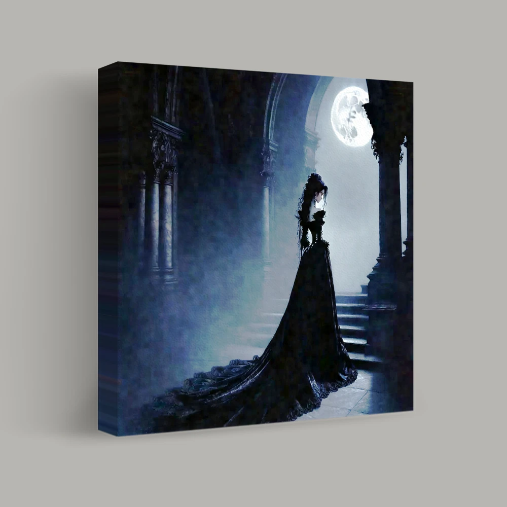 Shadows Under the Moon — canvas