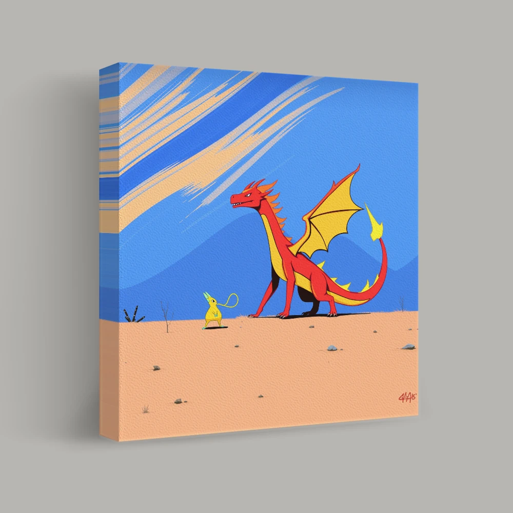 The Encounter — canvas