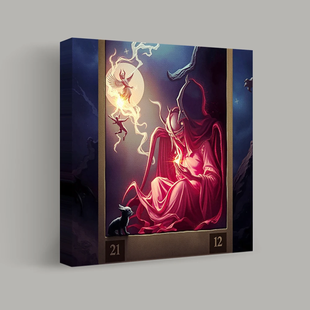 Dance of Light and Darkness — canvas