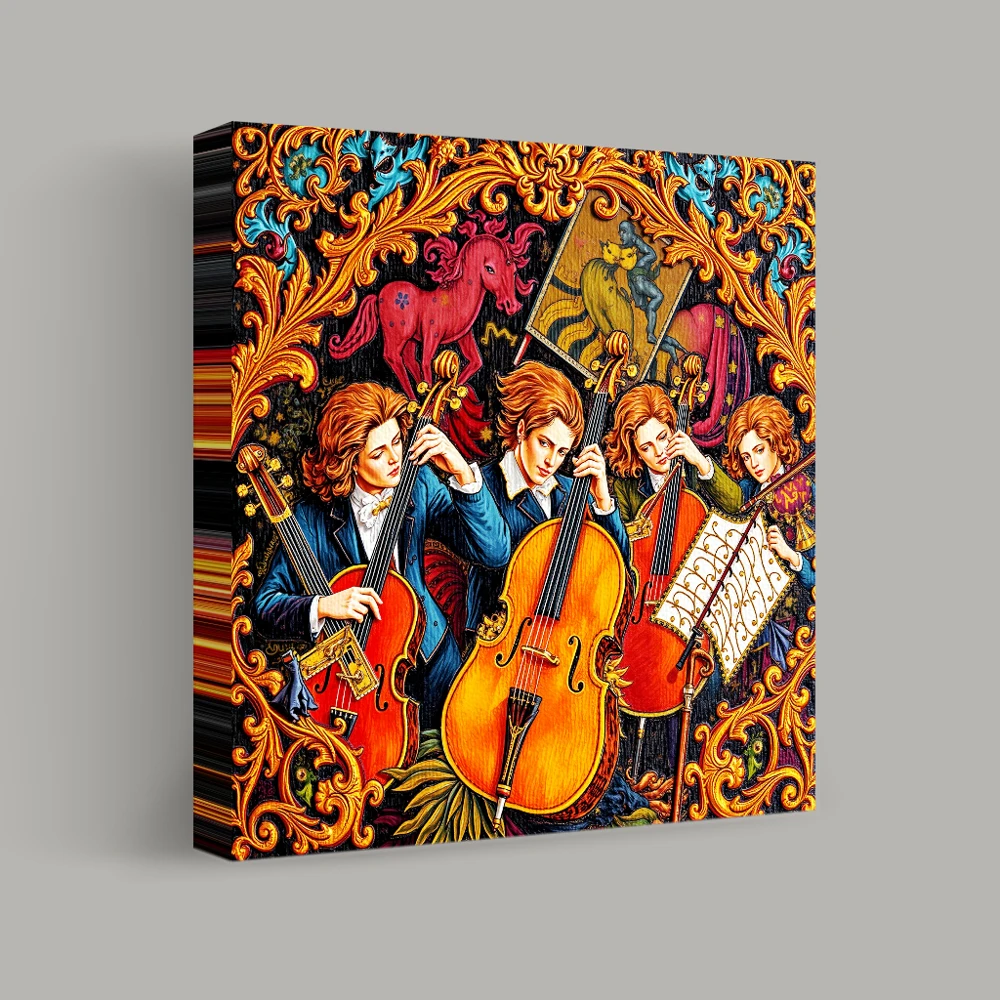 Symphony of Baroque Harmony — canvas