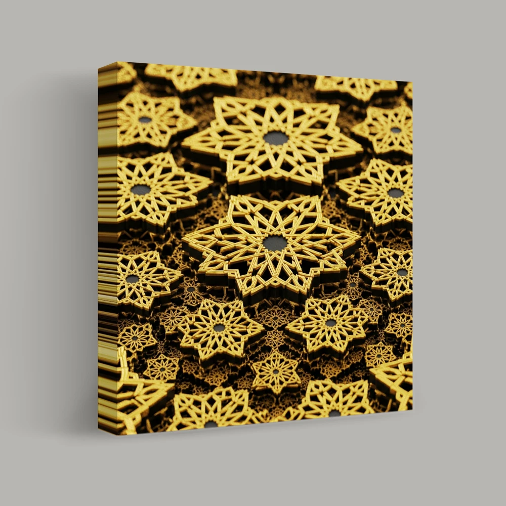 Geometric Depth — canvas