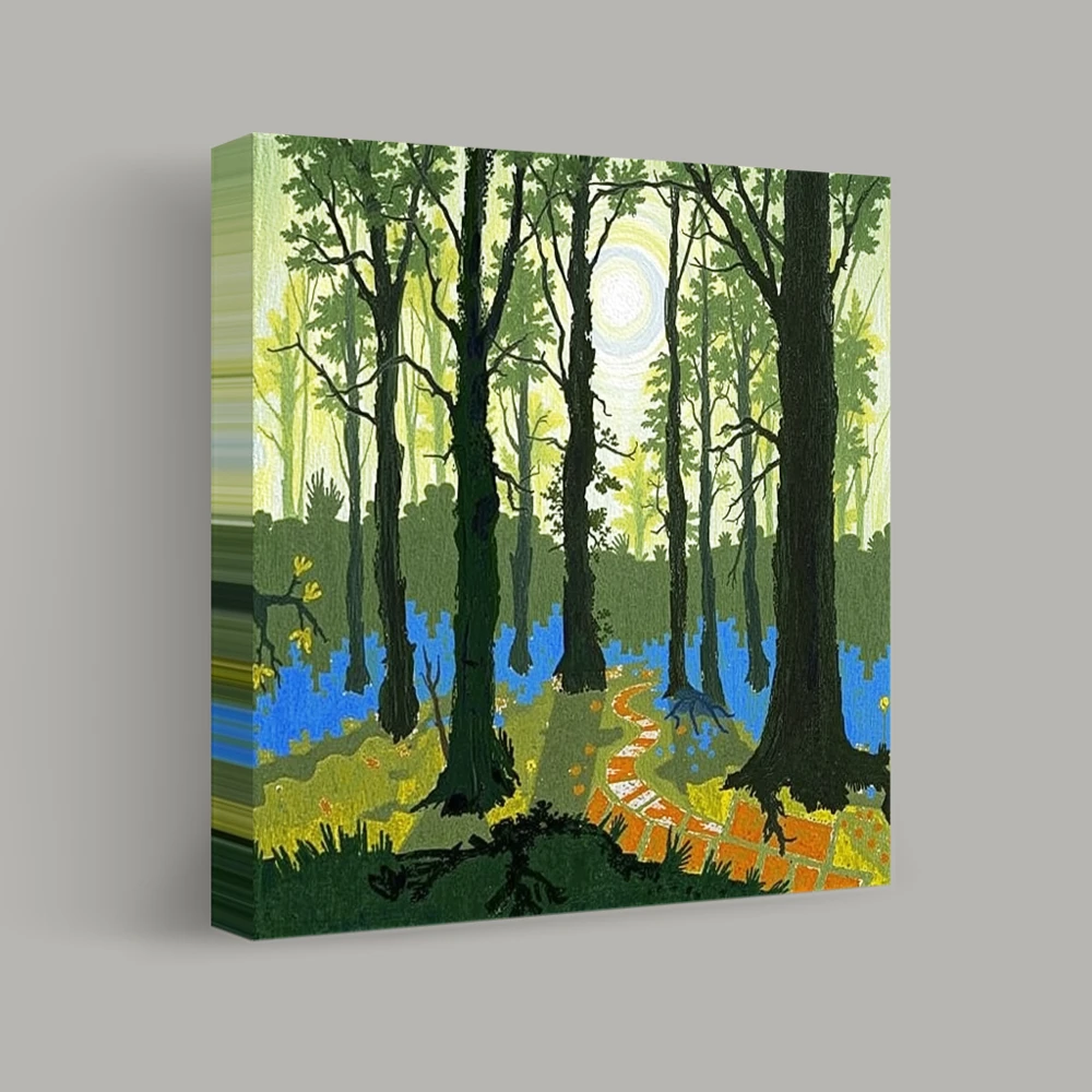 Into the Verdant Woods — canvas