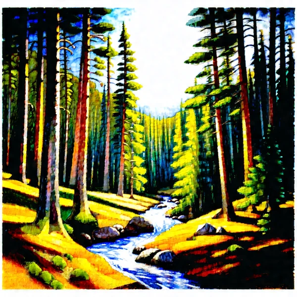 Whispering Pines and Dancing Creek
