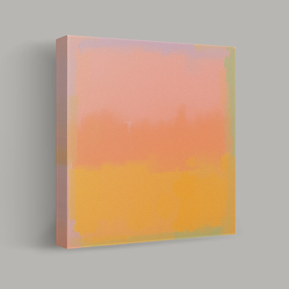 Teintes d'étreinte — canvas