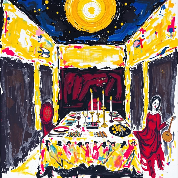 Feast Under Surreal Stars