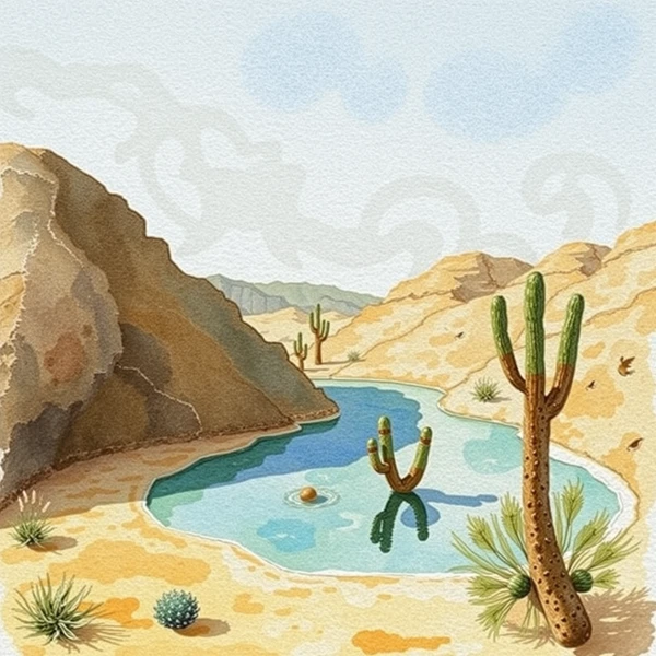 Oasis in the Arid Expanse