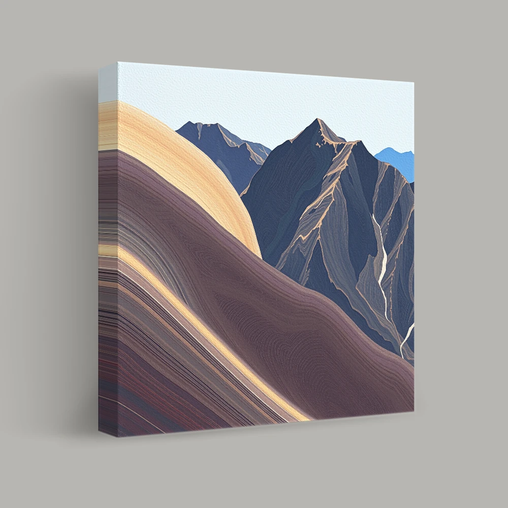 Peaks of Elegance — canvas