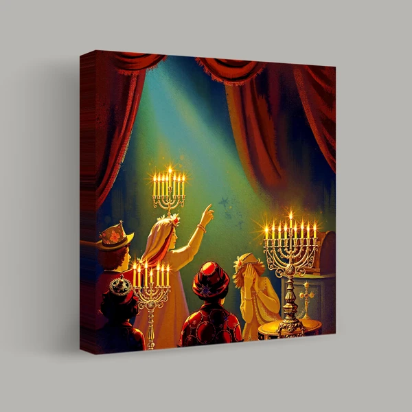 Illuminated Gathering with Candles view 1